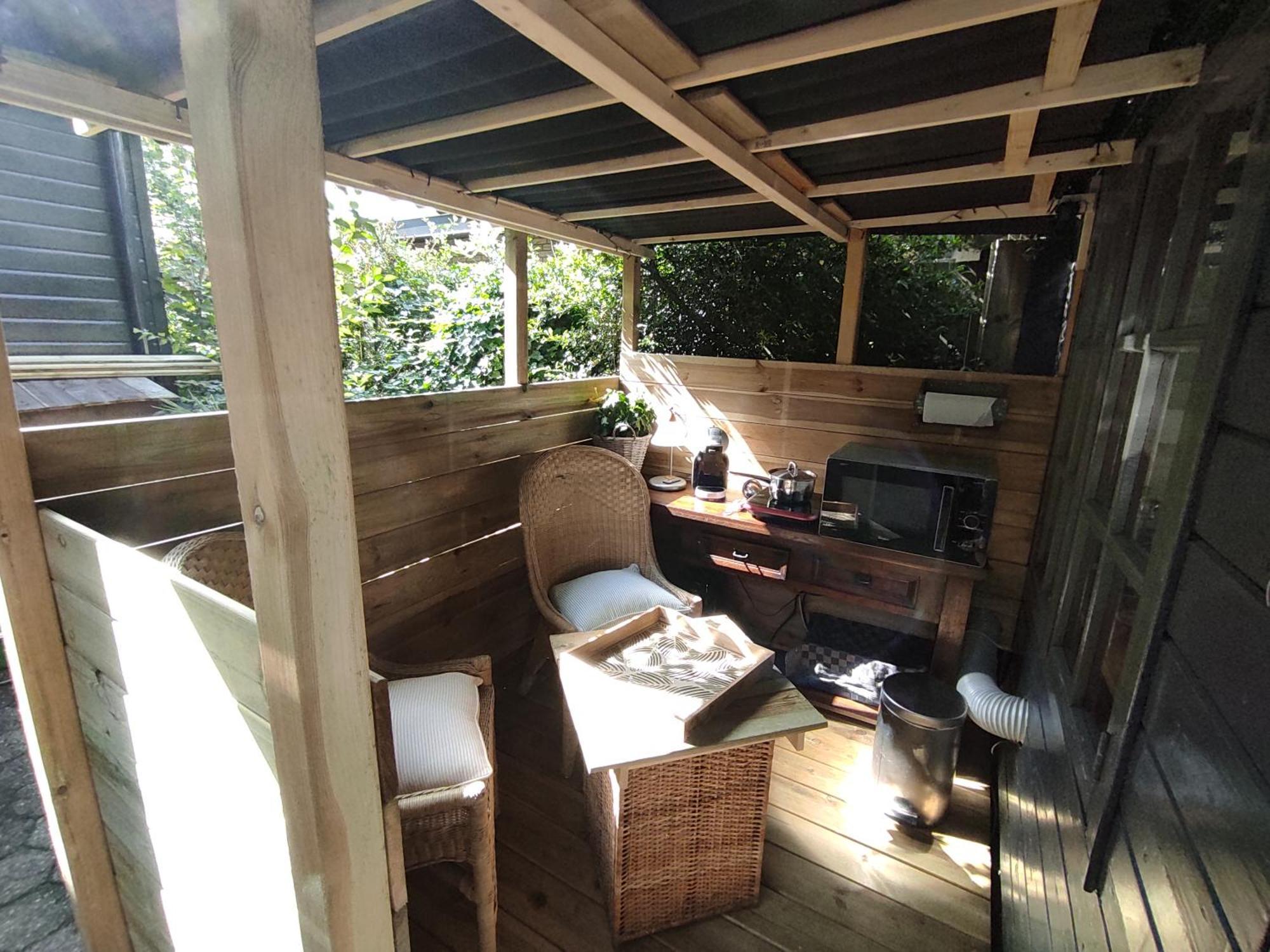 "Tempat Senang" Chalet On The Beautiful Veluwe With Airco Sauna Bbq Jacuzzi Beamer And Dog Putten Exteriör bild