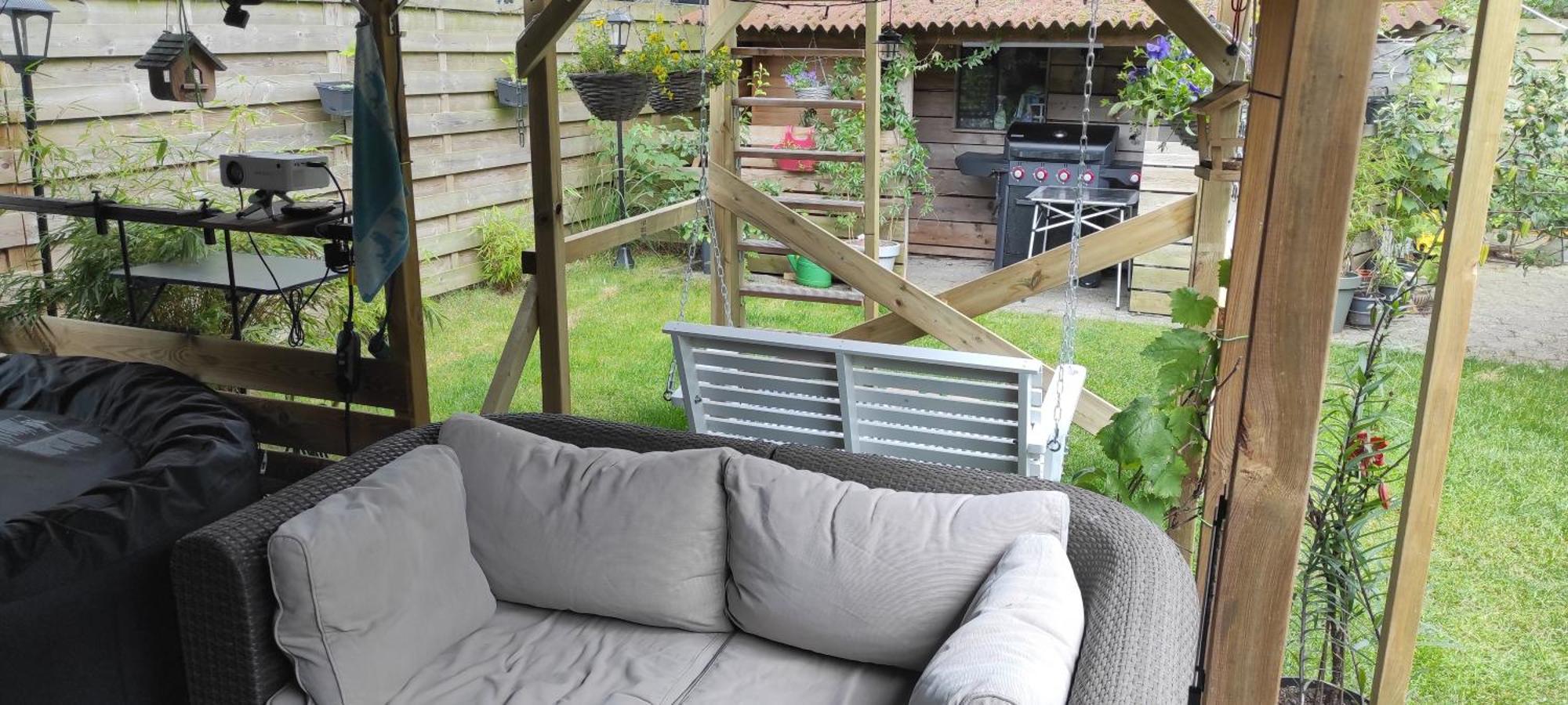 "Tempat Senang" Chalet On The Beautiful Veluwe With Airco Sauna Bbq Jacuzzi Beamer And Dog Putten Exteriör bild
